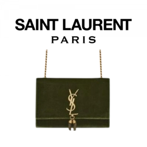 SAINT LAURENT 스웨이드 KATE 크로스 백