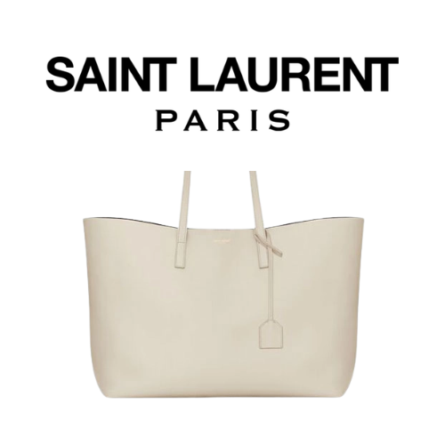 SAINT LAURENT 레더 쇼퍼 백