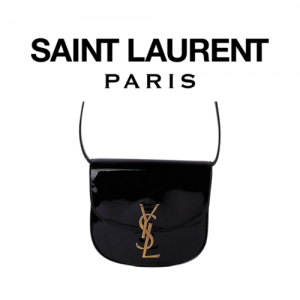 SAINT LAURENT 페이턴트 카이아 스몰 샤첼 백