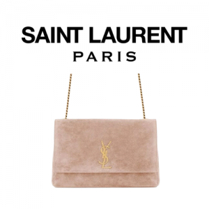 SAINT LAURENT 스웨이드 KATE 미디엄 리버서블 체인백