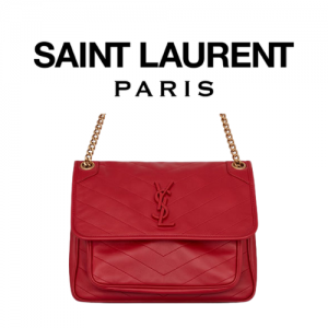 SAINT LAURENT 그레인 미디엄 NIKI 체인 백