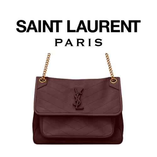 SAINT LAURENT 그레인 미디엄 NIKI 체인 백