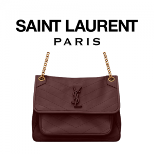 SAINT LAURENT 그레인 미디엄 NIKI 체인 백