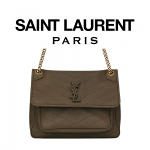 SAINT LAURENT 그레인 미디엄 NIKI 체인 백