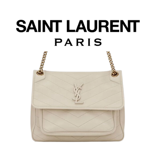 SAINT LAURENT 그레인 미디엄 NIKI 체인 백