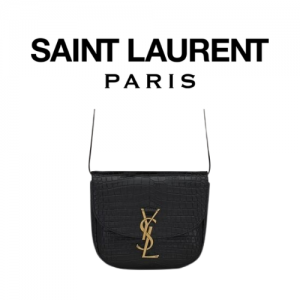 SAINT LAURENT 크로커다일 카이아 스몰 샤첼 백