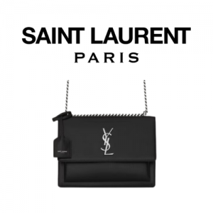 SAINT LAURENT 가죽 SUNSET 미디엄백