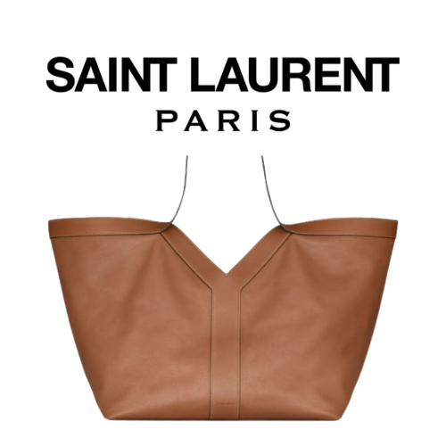 SAINT LAURENT 가죽 Y 토트백