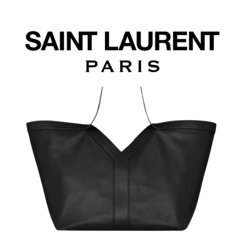 SAINT LAURENT 가죽 Y 토트백