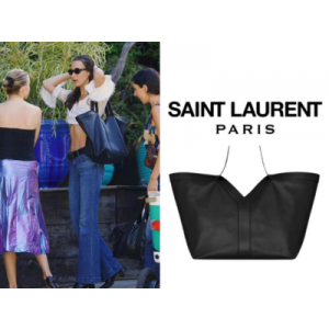 SAINT LAURENT 가죽 Y 토트백