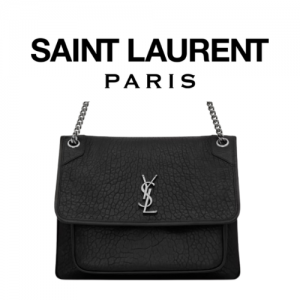 SAINT LAURENT 그레인 램스킨 NIKI 라지백