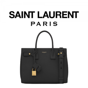 SAINT LAURENT 삭 드 주르 그레인 가죽 베이비 데일리 백