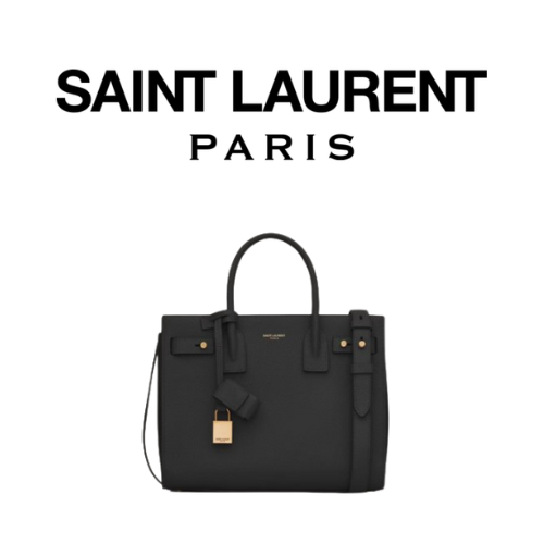 SAINT LAURENT 삭 드 주르 그레인 가죽 나노 데일리 백