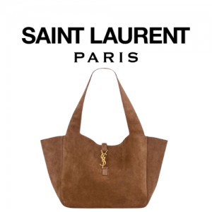 SAINT LAURENT 스웨이드 LE 5 A 7 BEA 토트백