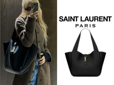 SAINT LAURENT 그레인 LE 5 A 7 BEA 토트백