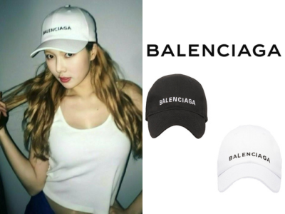[현아 PICK] BALENCIAGA 로고 볼캡