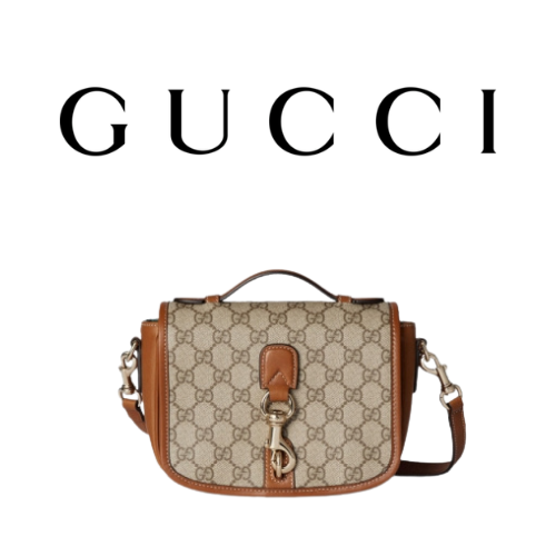 GUCCI GG 엠블럼 미니 숄더백
