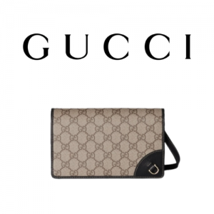 GUCCI GG 엠블럼 수퍼 미니 숄더백