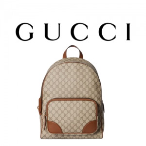 GUCCI GG 엠블럼 미디엄 백팩
