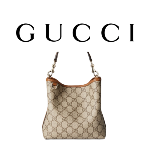GUCCI GG 엠블럼 미니 버킷백
