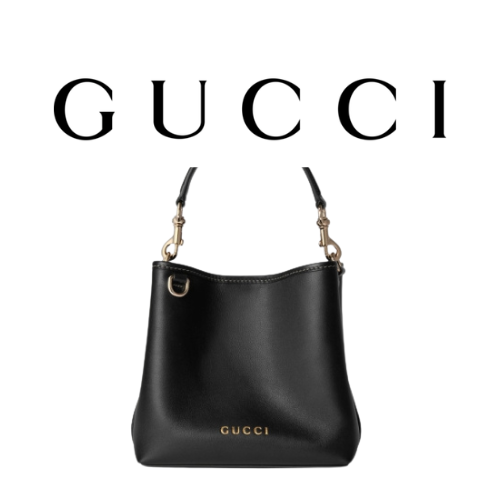 GUCCI GG 엠블럼 미니 버킷백
