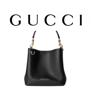 GUCCI GG 엠블럼 미니 버킷백