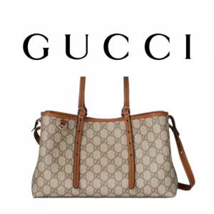 GUCCI 엠블럼 스몰 토트백