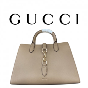 GUCCI 미디엄 내추럴 후드 클로저 토트백