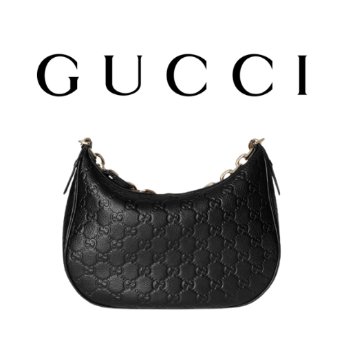 GUCCI GG 엠블럼 미디엄 숄더백
