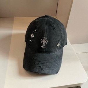 CHROME HEARTS 워싱 시그니처 트윈 볼캡