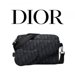 DIOR Saddle 트리플 파우치 백