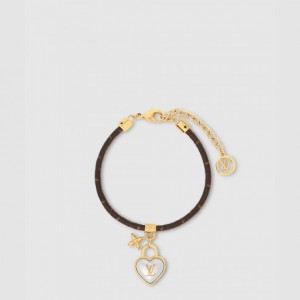 LOUIS VUITTON_하트 패드락 팔찌_M8413Z
