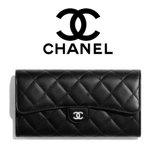 CHANEL 클래식 플랩 장지갑_램스킨