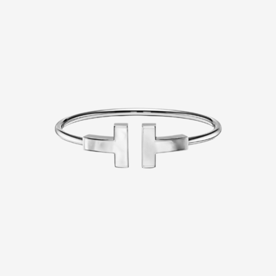 TIFFANY&CO_T 와이드 와이어 브레이슬릿 [2COLOR]