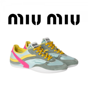 MIU MIU 25SS Gymnasium 블록 스니커즈