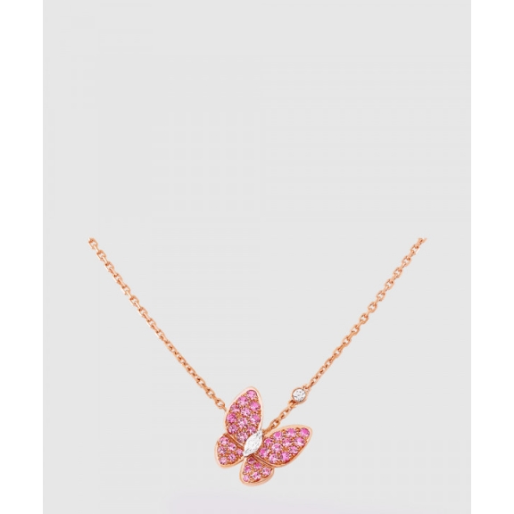 VAN CLEEF_투 버터플라이 목걸이_3M200