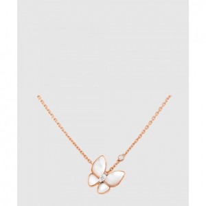 VAN CLEEF_투 버터플라이 목걸이_8FO00