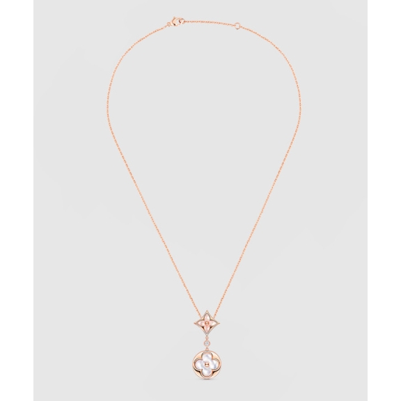 LOUIS VUITTON_컬러 블라썸 목걸이_Q94355