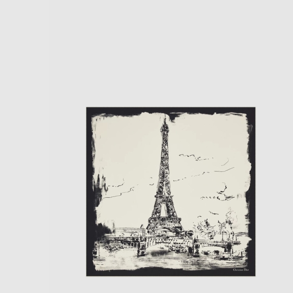 DIOR_PARIS 90 스퀘어 스카프_44EIF