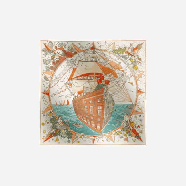 HERMES_르 프리미어 달림 스카프 90 [2COLOR]