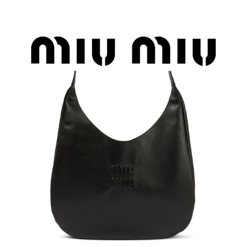 [유나 PICK] MIU MIU 가죽 호보 라지 백