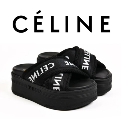 [3 COLOR] CELINE 블록 슬라이드