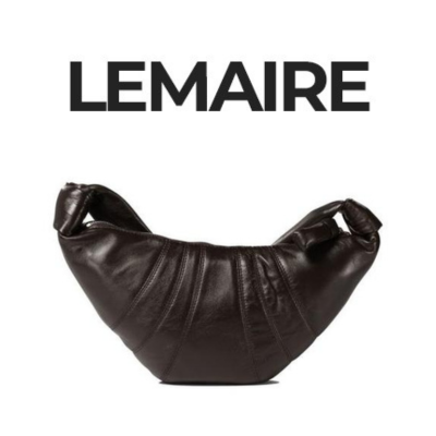 LEMAIRE CROISSANT 스몰 카프스킨 레더백