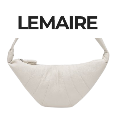 LEMAIRE CROISSANT 미디엄 카프스킨 레더백