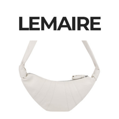 LEMAIRE CROISSANT 스몰 카프스킨 레더백