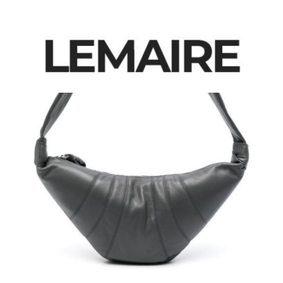 LEMAIRE CROISSANT 미디엄 카프스킨 레더백