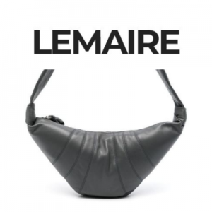 LEMAIRE CROISSANT 미디엄 카프스킨 레더백