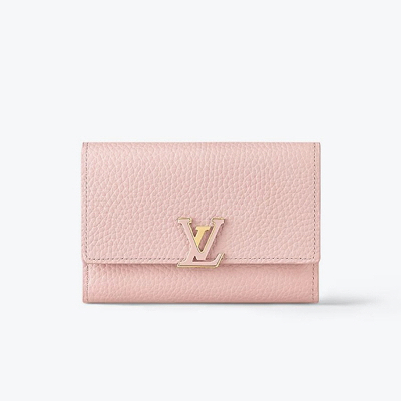 LOUIS VUITTON_반지갑 카퓌신 컴팩트 월릿 로즈 자스민_M82361