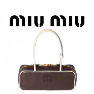 MIU MIU 스몰 가죽 보 백