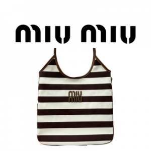 MIU MIU 아이비 캔버스 백